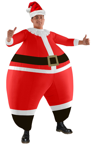 Funny Adult Santa Bouncer Costume