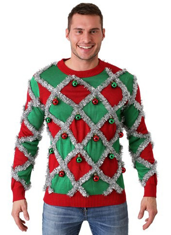 Tinsel Ugly Christmas Sweater